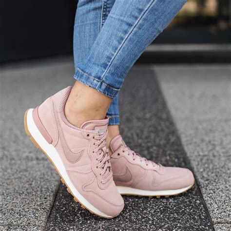 weiße rosa sneaker damen leder von nike|Weiße Sneaker für Damen .